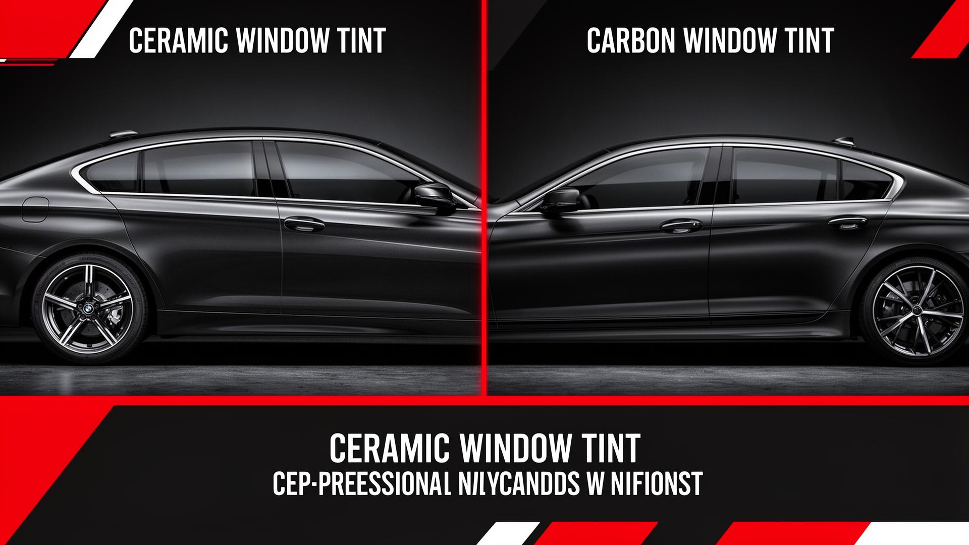 Ceramic IR vs Carbon IR window tint comparison - HiTek Films