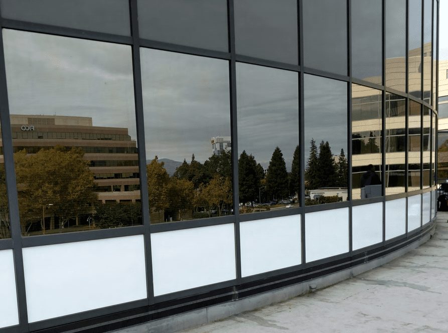 San Diego commercial office building with energy-efficient window film