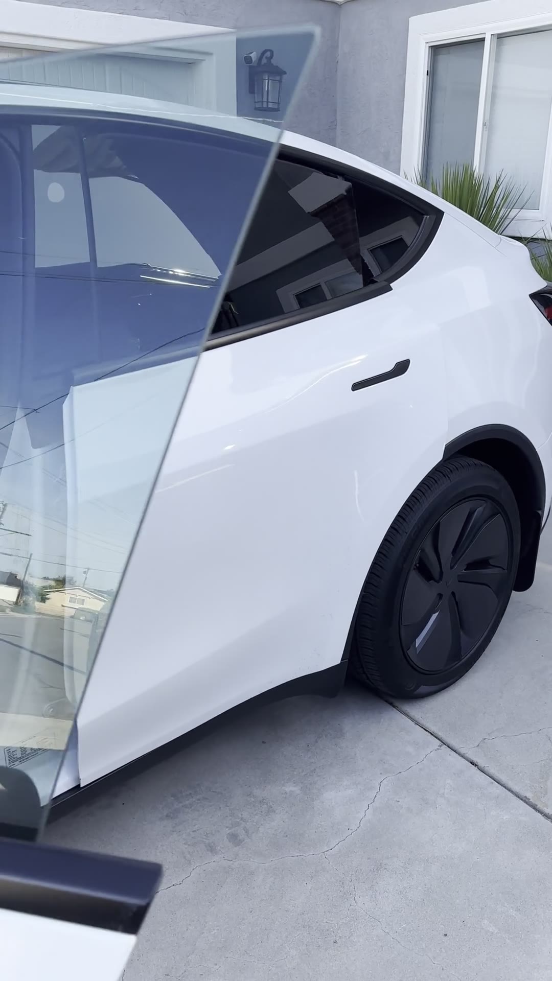 Model Y ceramic tint front and rear windows San Diego mobile install