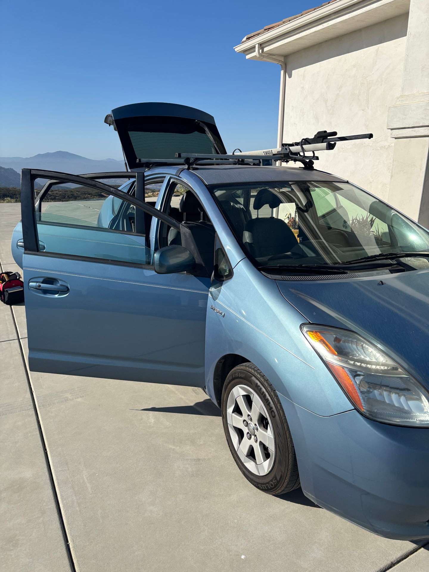 2026 Toyota Prius with ceramic window tint and windshield brow installed in La Mesa, San Diego County