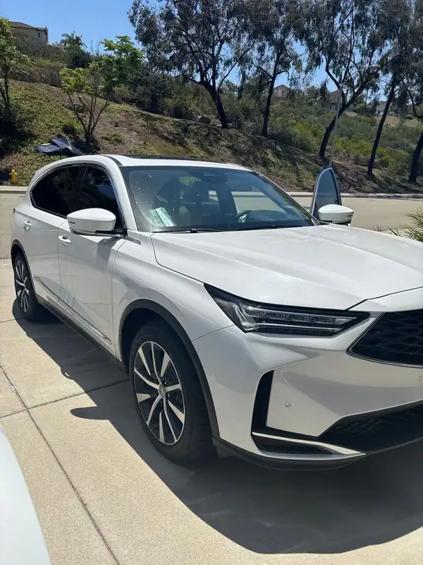 2026 Acura MDX front three-quarter view with ceramic window tint — BestAutoTechs San Diego County