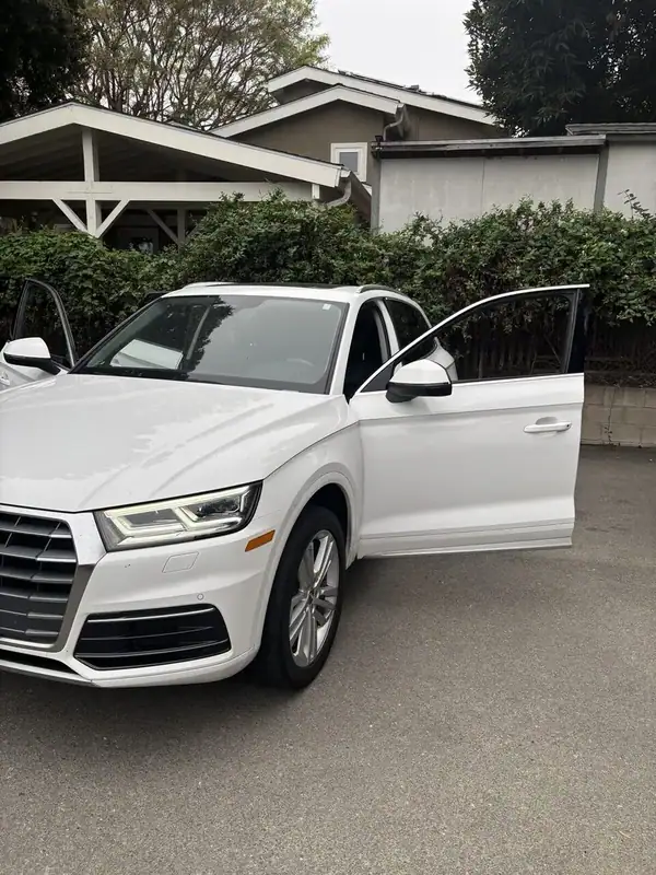 Audi Q5 luxury SUV with full ceramic window tint installed by BestAutoTechs mobile window tinting in San Diego