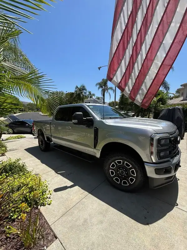 Ford F-250 Super Duty XLT front three-quarter view with ceramic window tint — BestAutoTechs San Diego
