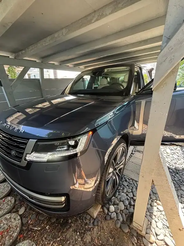 2026 Land Rover Range Rover in Varesine Blue with HiTek ceramic window tint installed by BestAutoTechs mobile window tinting in San Diego