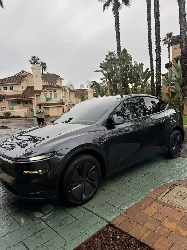 Tesla Model Y full side profile with ceramic window tint — BestAutoTechs