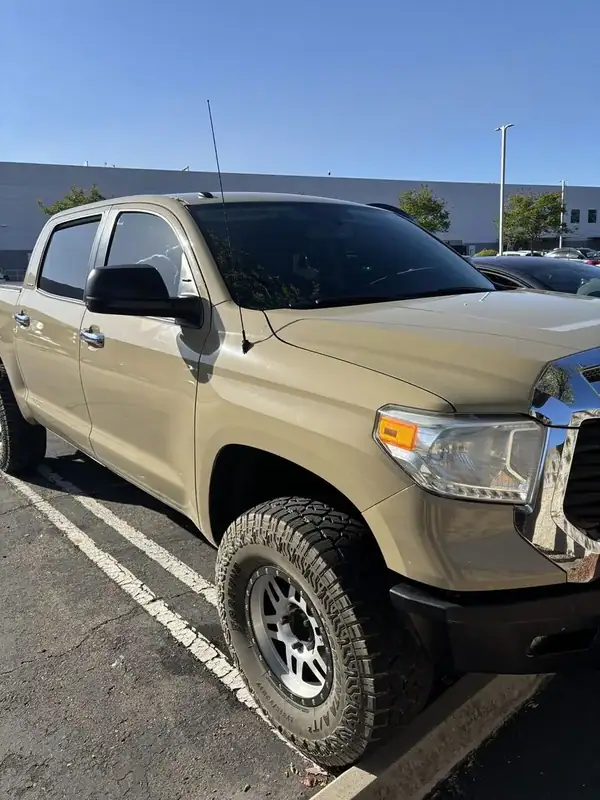 Toyota Tacoma Super Cab pickup truck with ceramic window tint installed by BestAutoTechs mobile window tinting in San Diego
