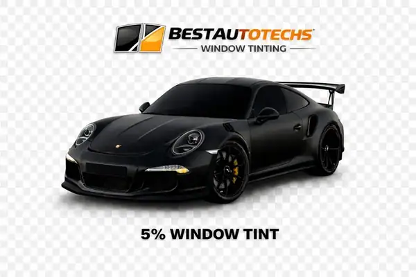 Vehicle with 5% window tint